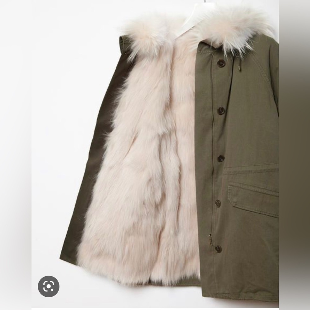 Yves Salomon Parka Jacket Fur Coat